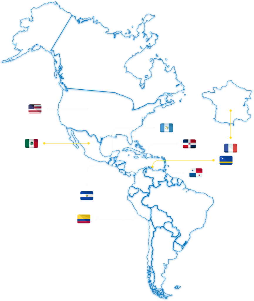 Conoce la ubicación de las oficinas de PersonalSoft en el mundo.
